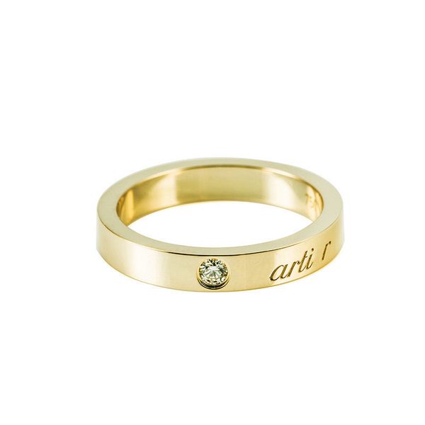 

2020 jewelry rings titanium steel engagement wedding ring rows zircon diamond for men and for men women 3 colour select, Silver