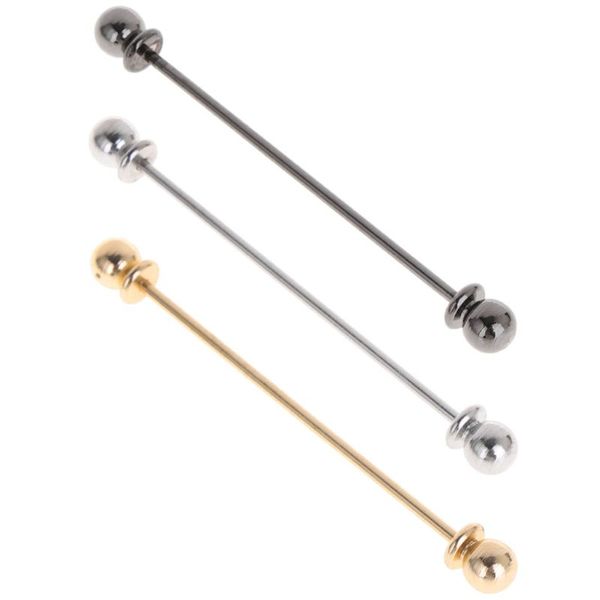 

Fashion Jewelry Tie Clips & Cufflinks Men Shirt Pins Tie Clip Collar Clasp Luxury Business Wedding Brooch Bar Ornament