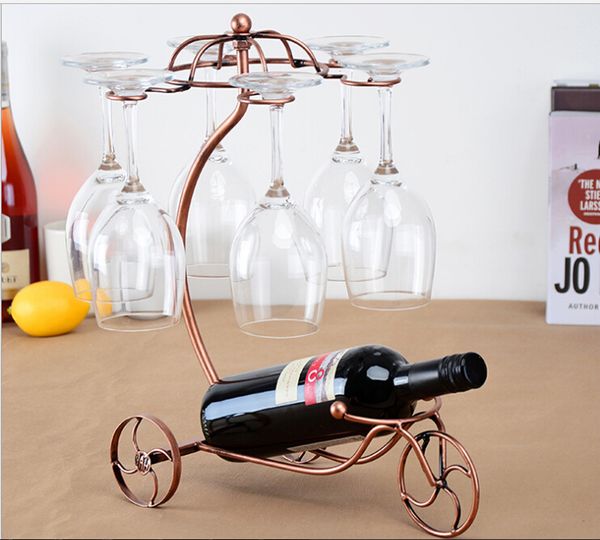 2019 Handmade Metal Wine Rack Holder Stand For Bottles With Long