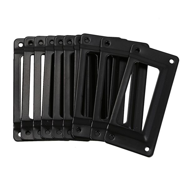 

office library 62x29mm file drawer tag frame label holder black 10pcs