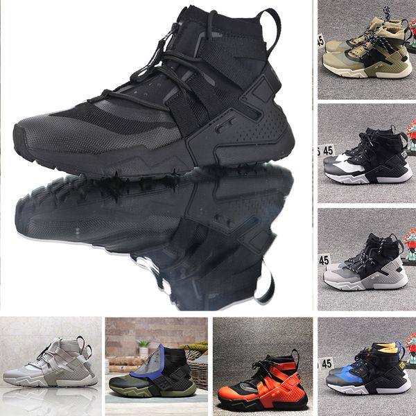 

2019 edge huarache gripp mens sneakers txt sail qs army green black white fashion designer sport boots trainers utility walking running shoe