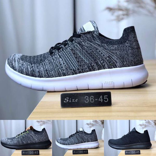 

2019 Free Run 5.0 мужские кроссовки для женщин тройной черный белый дышащий легкий дизай