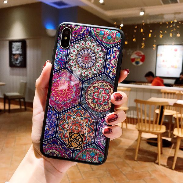 

блеск геометрическая coque для iphone xs max xr встроенные чехлы антидетонационные задняя крышка для iphone 8 7 6 6s plus 7plus case fundas