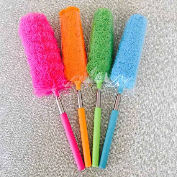 

adjustable car/home feather duster anti static dust brush soft microfiber cleaning dusters car outerior cleaning washing tool