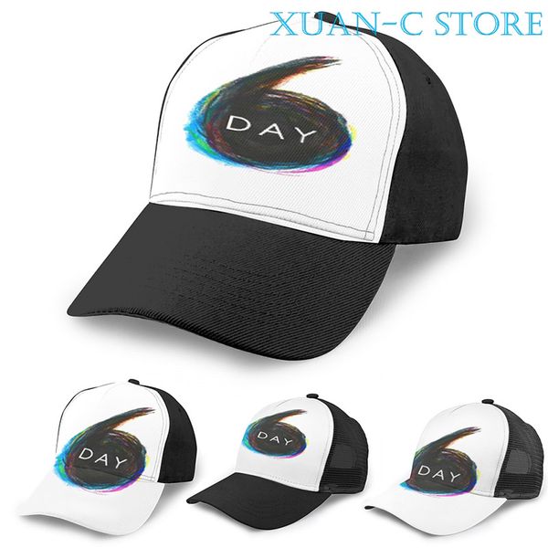

day6 basketball cap(4) men women fashion all over print black hat, Blue;gray