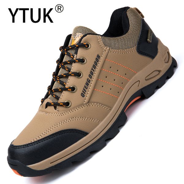

ytuk 2020 men high hiking shoes durable waterproof anti-slip outdoor women climbing trekking shoes tactical boots