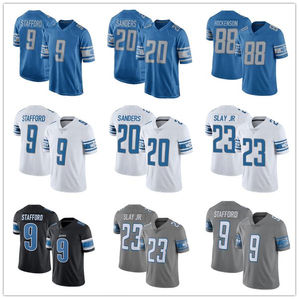 

Detroits Jersey Lion 20 Barry Sanders 9 Matthew Stafford 23 Darius Slay Jersey Top Mens Color Vapor Limited Player Football Jerseys