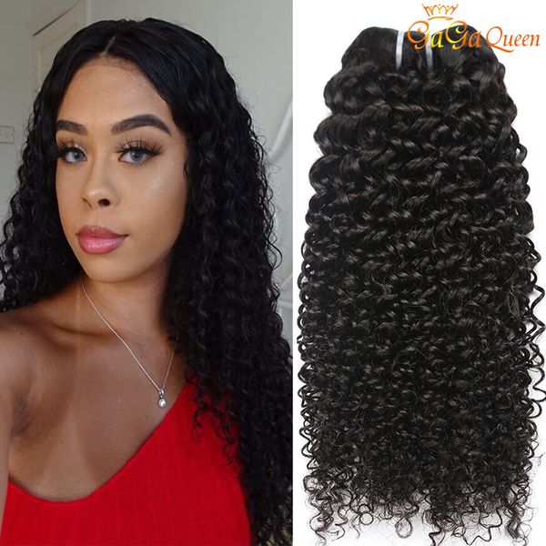 

индийские кудрявые вьющиеся волосы девственницы 3 пучка необработанные индийские наращивание человеческих волос, Black