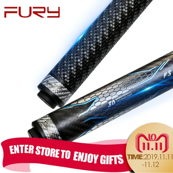 

fury fs-cpx-n/p billiard punch cue hell fire tip 13mm tip professional carbon fiber shaft billar tecnologia break cue with gifts