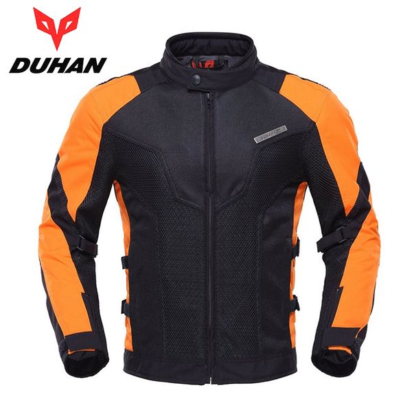 

duhan men motorcycle jackets racing coat breathable mesh clothing motocross off-road motorbike street moto jacket