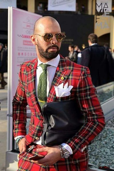 

fashion lattice men wedding tuxedos peak lapel groom tuxedos excellent men blazer 2 piece suit prom/dinner jacket(jacket+pants+tie) 1881, Black;gray