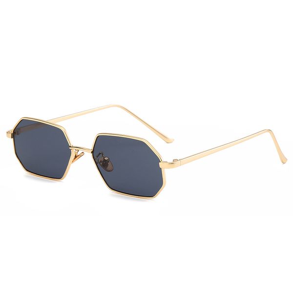 

designer sunglasses women 2019 uv400 vintage small octagon sunglasses men mirror fashion square metal frame eyewear, White;black