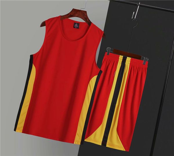 

good basketball sets sport jersey new style 44, Black;red