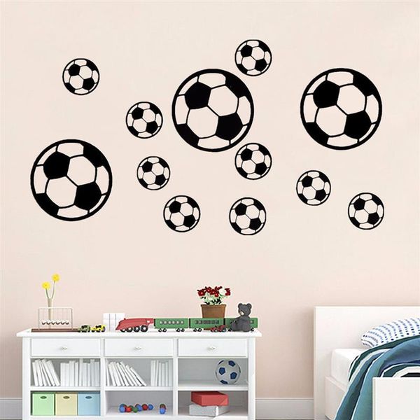 

boys room decoration soccer diy self-adhesive football wall sticker children bedroom living room decoration sticker