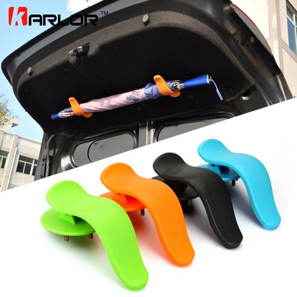 

1 pair universal interior trunk mounting bracket umbrella holder fastener with screws for umbrella car styling auto accessories