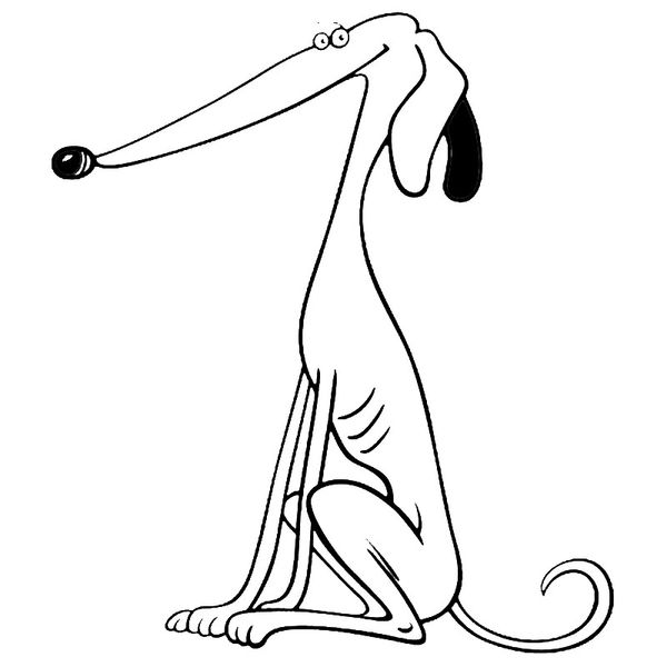 

10.2*11.5cm purebred greyhound dog car tail stickers funny vinyl decal car styling bumper decoration