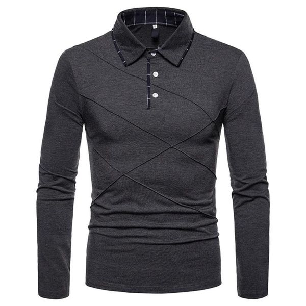 

missky 2019 осень весна мужчины рубашка повседневная рубашка с длинным рукавом сплошной цвет slim fit пуловер tops, White;black