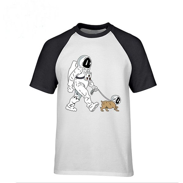 

men spacex spaceship tshirt astronaut dog cool t-shirt rocket tshirt homme starmanx space dog tees the walking dead t shirt polos, White;black