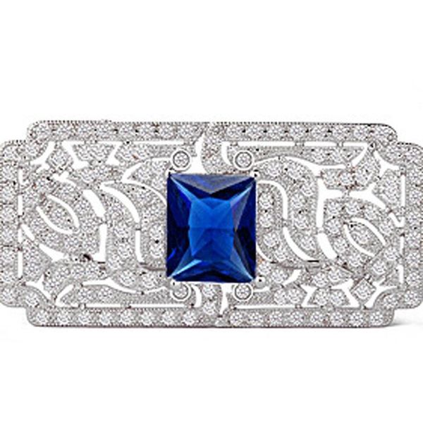 

свадьба брошь cubic циркон zlxgirl классические мужские броши металлические меди шарф булавки моды мужские пары подарки, Gray