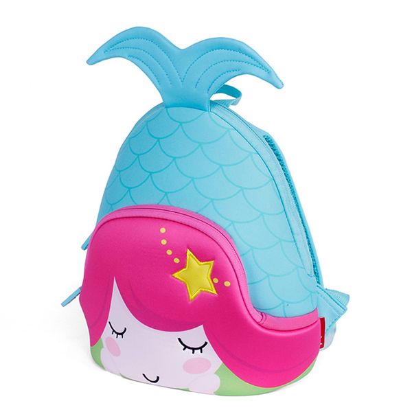

nohoo cartoon mermaid children school bags mochila escolar waterproof school backpack for girls kindergarten toddler book bag