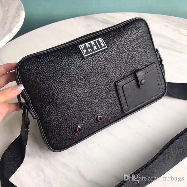 

good high-end customized men's crossbody bag french designer postman bag fashionable style with canvas shoulder strap sling bag