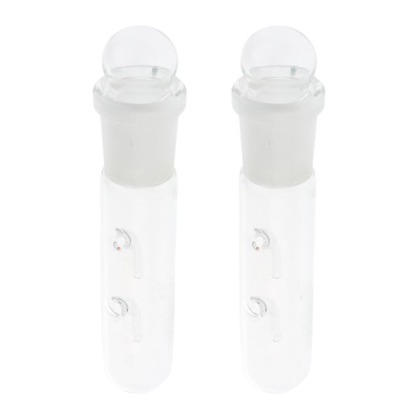 

2 pieces two-hole acrylic aquarium worm traps fish tank leech catchers tubes