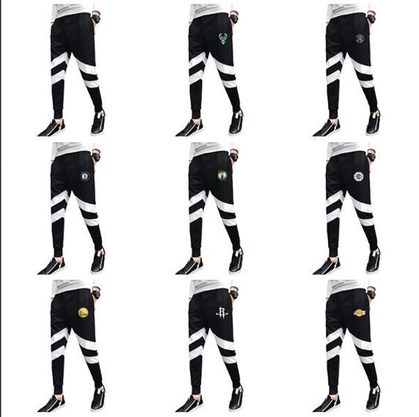 

2019 men winner style white streak nets buck la warm casual trousers s-3xl, Blue;black