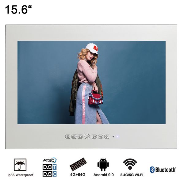 Grosshandel Soulaca 15 6 Zoll Smart Android Dusche Tv Wasserdicht Magic Mirror Fernsehen Touch Button Badezimmer Salon Led Tv Von Soulaca 703 52 Auf De Dhgate Com Dhgate