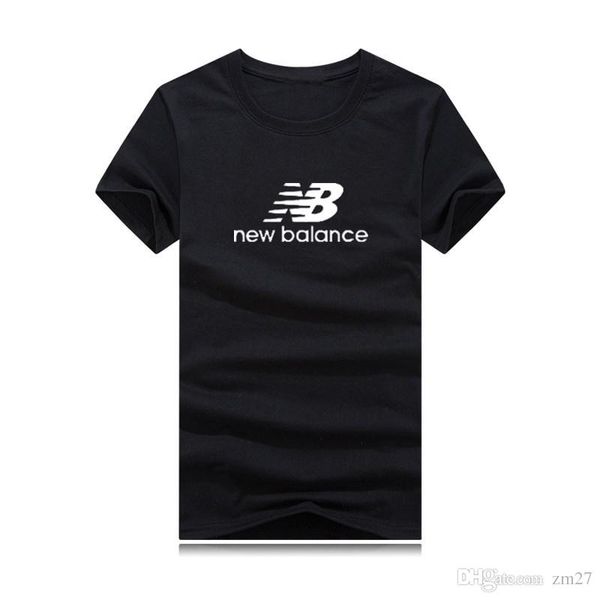 

2019 new top лето письмо печать мужчин черный белый короткий рукав рубашки хип staff вскользь хлопок тройник s-4xl, White;black
