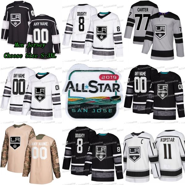 

2019 All Star 8 Drew Doughty Los Angeles Kings Carl Hagelin Tyler Toffoli Dwight King Jeff Carter Iginla Dustin Brown Kopitar Jerseys