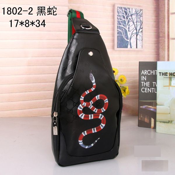 

Famou brand bag men me enger bag cro body nake tiger cat pattern atchel man atchel travel houlder bag