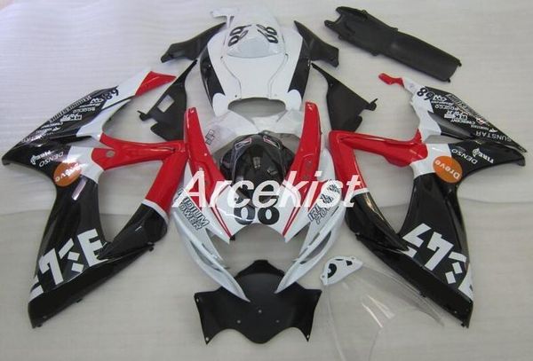 

4 подарков нового abs мотоциклы обтекатели комплекты fit for suzuki gsx-r600 gsx-r750 k6 2006 2007 06 07 кузовостроения набор пользовательск