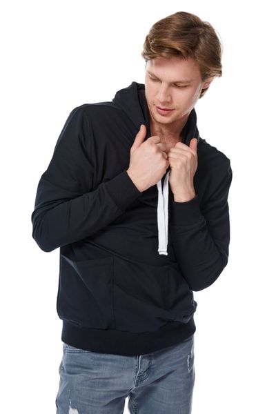 

trendyol male long sleeve new sweatshirt tmnss20sw0060, Black