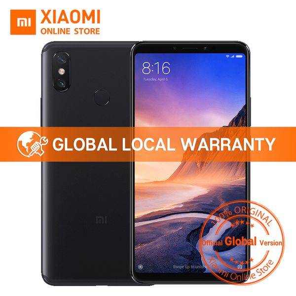 

Global ver ion xiaomi mi max 3 4gb 64gb napdragon 636 octa core 6 9 inch 18 9 full creen 5500mah qc 3 0 dual camera martphone
