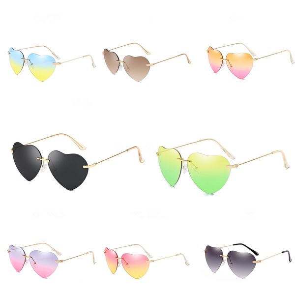 

fashion woman cat eye heart-shaped sunglasee retro men metal frame driving sport eyeglasses outdoor lady travel beach eyewear tta-1133 #7491, White;black