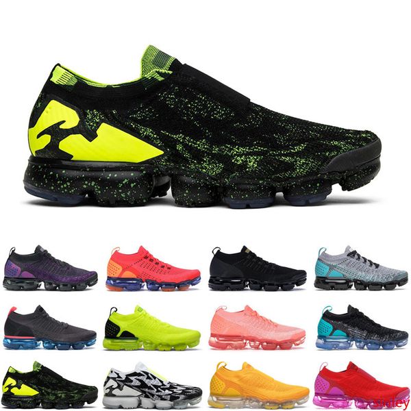 

moc 2.0 fly men women running shoes light bone punch volt sail knit mens trainers sports sneakers size 36-45 wholesale