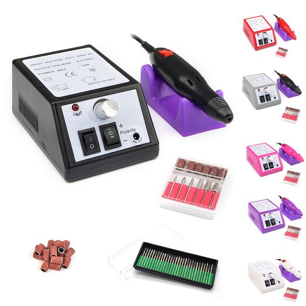 

professional nail drill machine set with nail drill bits electric manicure pedicure machine nail art machine
