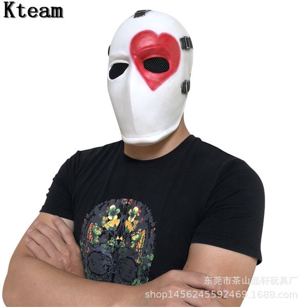 

2019 new game wild card skin poker latex mask helmet halloween cosplay costumes masks props