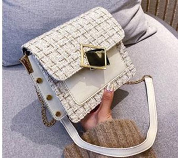 

designer handbags 2020 summer new arrival korean version of the shoulder small square bag fashion luxury chain women's diagonal handbag