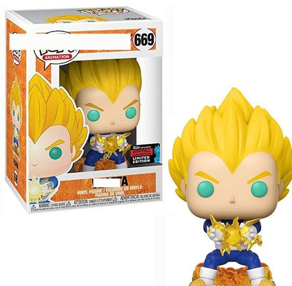 

2020 new funko pop dragon ball super vegeta q version hand office model seven dragon ball toy 669#pvc anime figures
