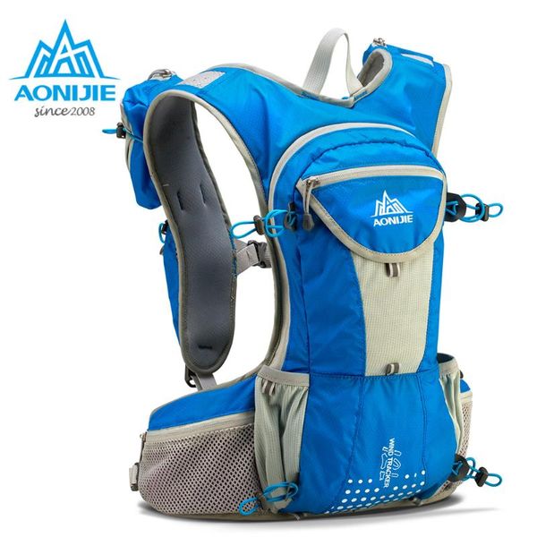 

aonijie e905 hydration pack backpack rucksack bag vest harness water bladder hiking camping running marathon race sports 12l