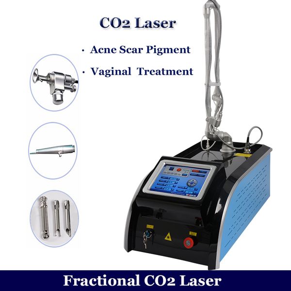

fractional co2 laser equipment for scar removal freckles removal laser vaginal rejuvenation tight skin resurfacing rf tube co2 machine, Black;white
