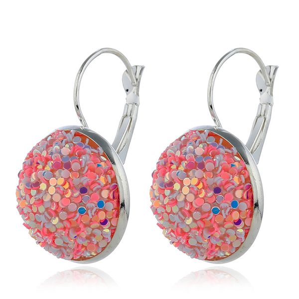 

new fashionable geometric earrings in europe and america, Golden