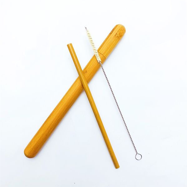 

natural bamboo drinking straw travelling set sisal hemp straws cleaning brush with organic bamboo straw tube carrying case other bar product