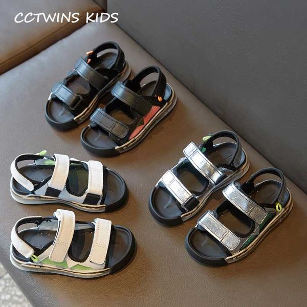 

boys beach sandals shoes 2020 summer baby girls fashion beach sandals children genuine leather shoes boys brand soft flat bs439, Black;red