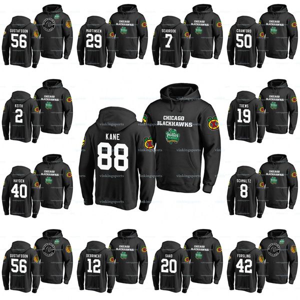 

jonathan toews 2019 winter classic hoodie jersey patrick kane duncan keith corey crawford brandon saad andrew shaw brent seabrook lehner, Black;red