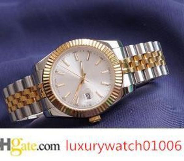 

2020 mens watch sports automatic mechanical wrist watches two tone gold dial designer wristwatch reloj fashion dress casual watches simple