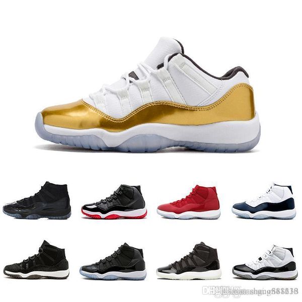 

xi 11 11s men women basketball shoes gym red midnight navy university blue metallic gold navy gum bred gamma legend blue concord sneaker