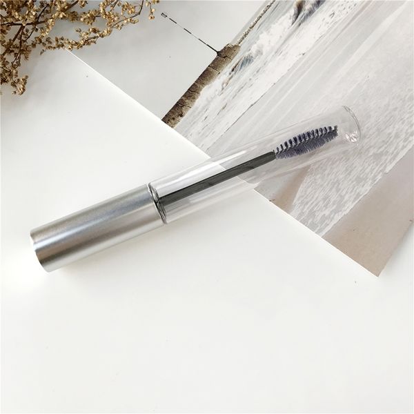 

storage bottles & jars 1pc empty mascara tube eyelash cream vial liquid bottle container silver cap wuth plug cosmetic packaging tool p0013
