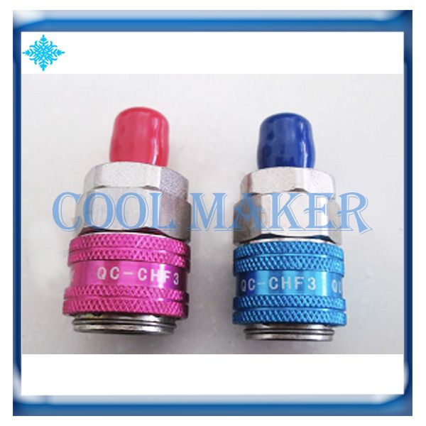 

r134a auto refrigerant manual quick coupler high and low 1 pair